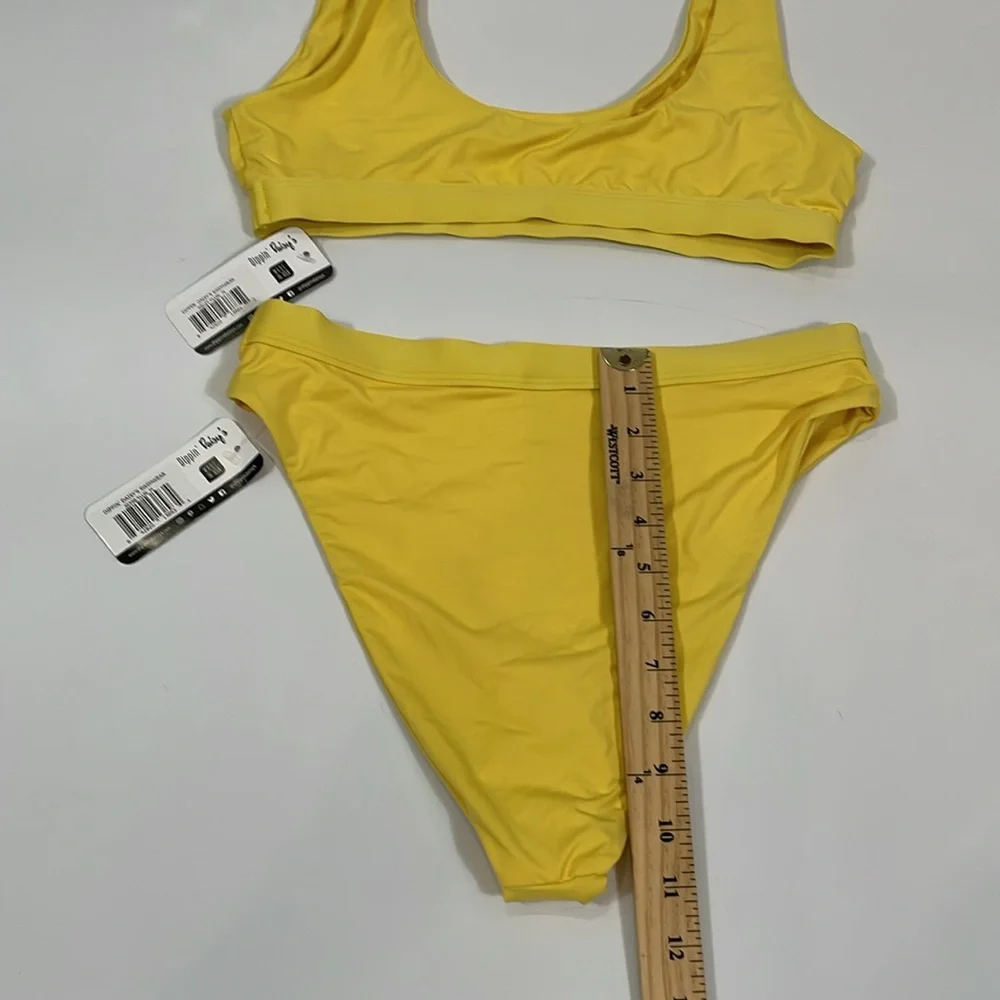 Dippin' Daisy's Bright Yellow Scoop Neck Bikini Set